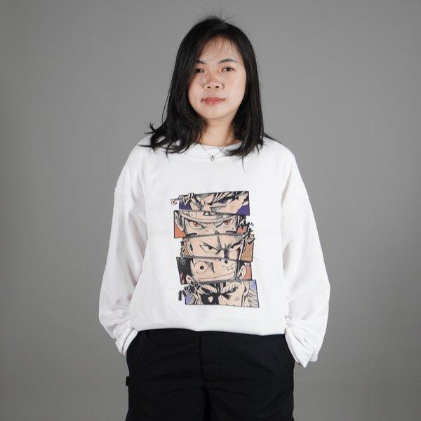 Okechuku PIECE1 Sweater Anime Sweater One Piece Crewneck One Piece Crewneck Oversize