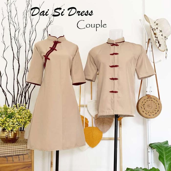 Seragam Imlek/Couple Family/Koko China/Dress Imlek Terbaru/Dress Imlek Anak/Dress Imlek Dewasa/Cheon