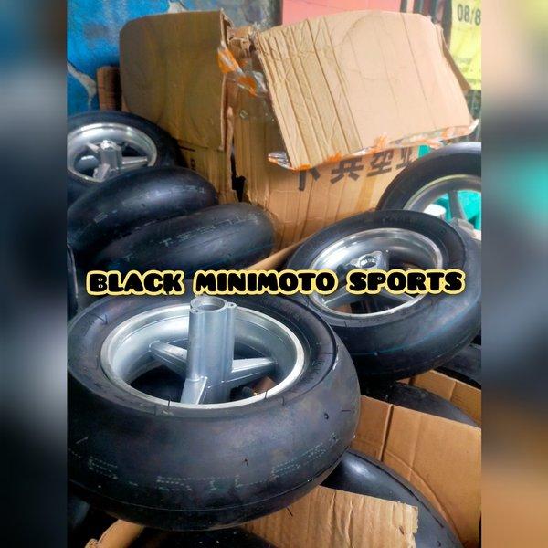 Paket Velg Mini Gp Scooter Goped X5 Ukuran 6.5 Inch Berikut Ban Slick - Velg+Ban Ukuran 6.5inch Depa