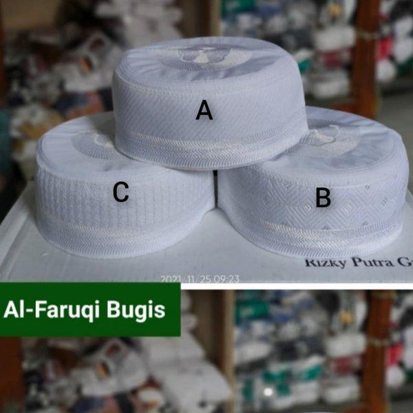 Grosir 10pcs - Peci Kopiah Madina Bugis Bordir Asli Al Faruque Import Bangladesh - Madina Bugis SLW