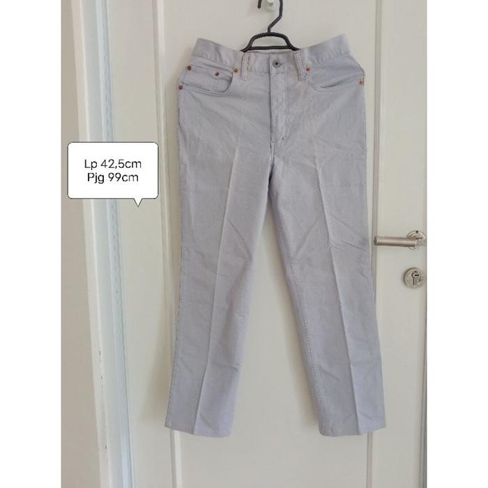 [size 32] Preloved celana panjang denim soft jeans replay basic cut