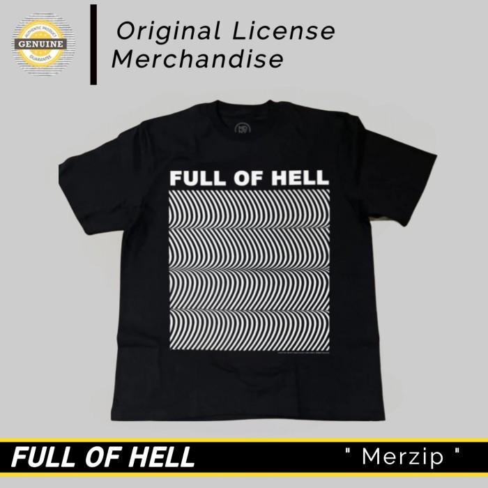 PROMO Full Of Hell Kaos T shirt Band Music Metal Grindcore Hardcore Official License FULL OF HELL OR