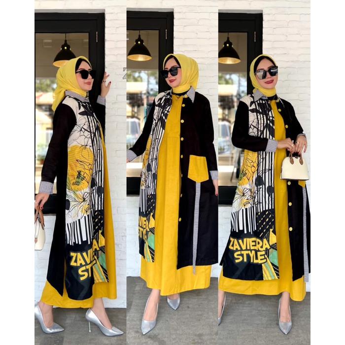 ABAYA FAIZAH SET BY ZAVIERA | ABAYA ZAHRA BY ZAVIERA