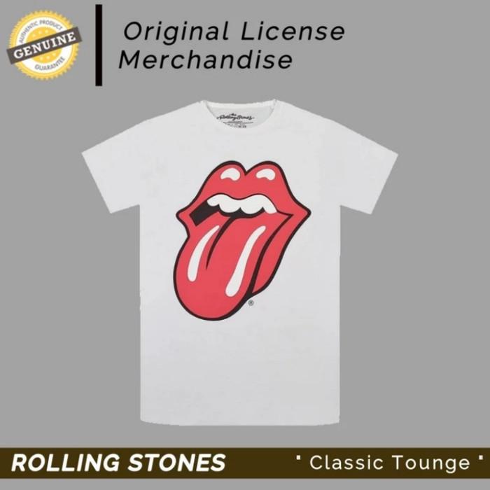 PROMO T shirt Kaos Band Music Rock n Roll The Rolling Stones Original Official License Label ROLLING