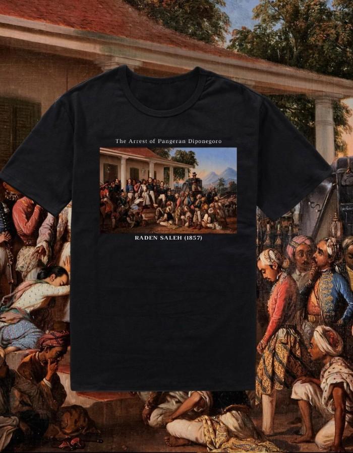 PROMO Kaos Penangkapan Diponegoro Raden Saleh NEW