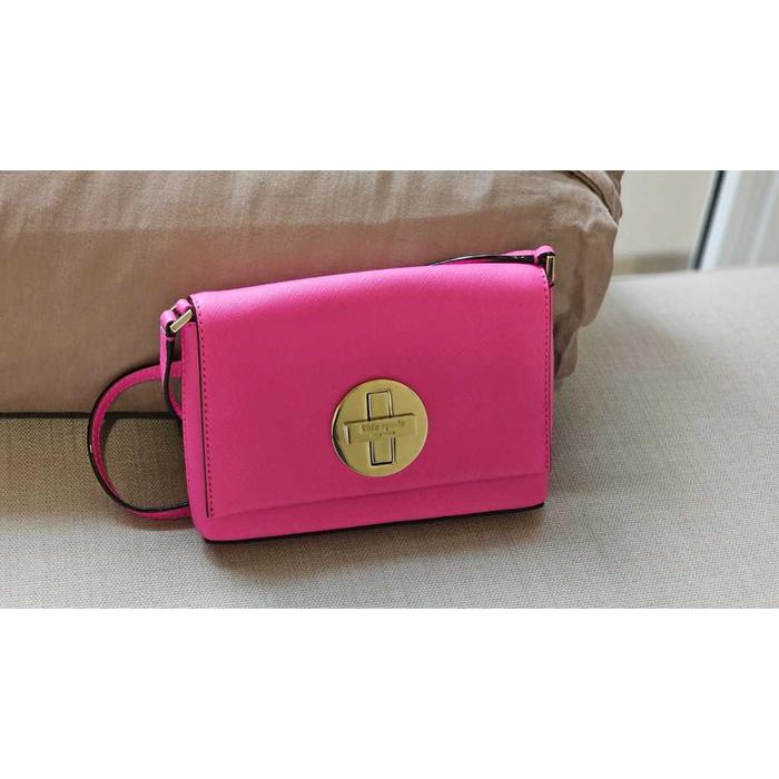 preloved ori newburry sally mini sling bag fuchsia tas selempang mini kecil