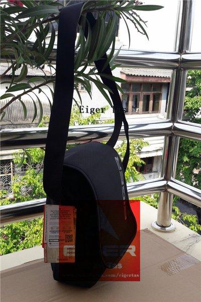 tas selempang eiger 910003889 001 black traverse 1.0 original - tas pria