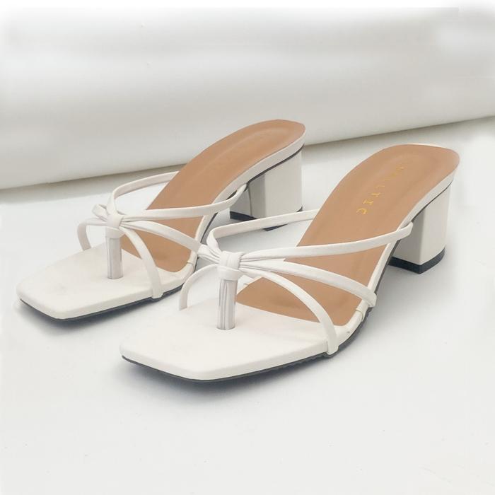 Sandal/Sepatu heels Hak Tahu Chungky Tali Jepit Wanita/Sendal Pesta Perempuan Hak Tinggi/Sepatu hill