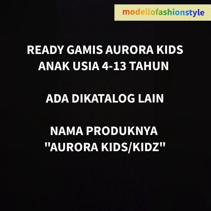 AURORA -DRESS GAMIS BRUKAT IMPORT S M L XL XXL JUMBO PREMIUM BAJU PESTA WANITA UMROH BROKAT RENDA S 
