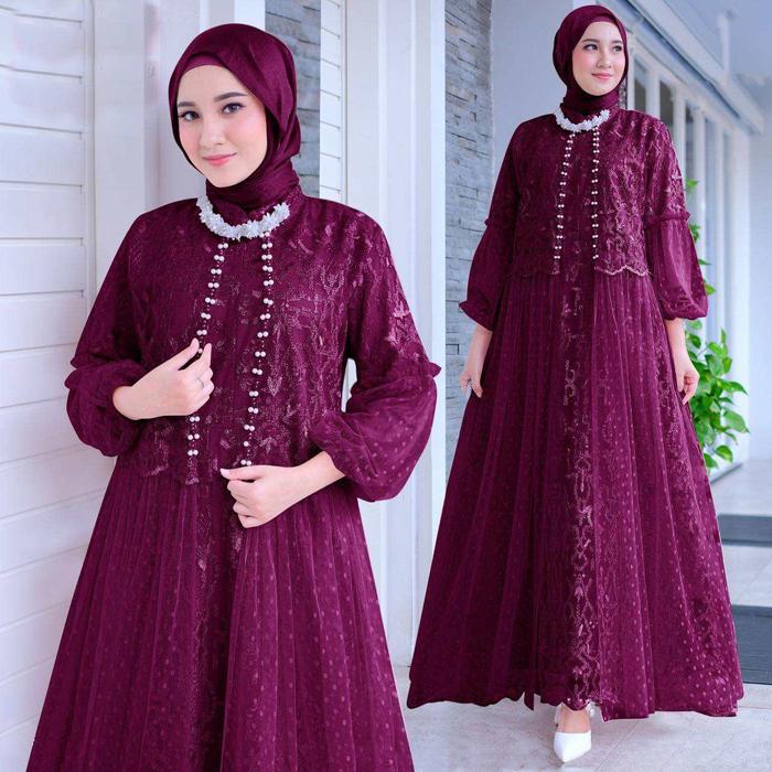 MAXI EFIKA GAMIS MUTIARA GAMIS LEBARAN GAMIS SERAGAMAN GAMIS UNDANGAN