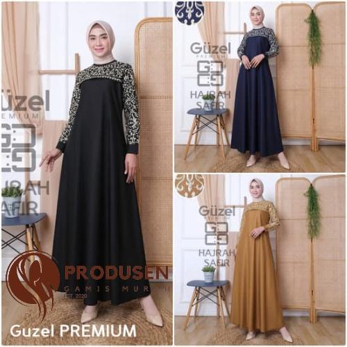 Gamis Pesta Hajrah Safir Stock Ready Ori Guzel