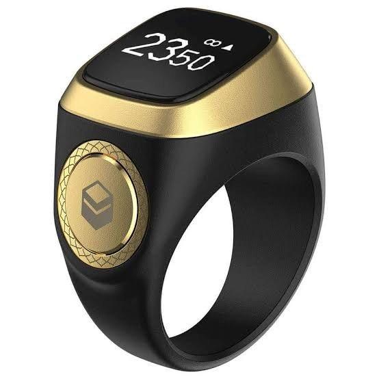 Cincin Tasbih Digital Ring LED Cincin Pria Wanita Tasbeh Smart Zikir Bluetooth Waterproof Anti Air