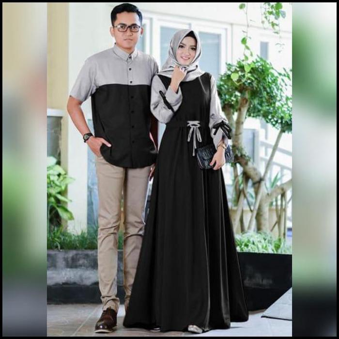 BAJU MUSLIM PASANGAN ANINDYA / muslim couple / Baju Pasangan / Baju Lebaran / Gamis Couple / Maxi Pa