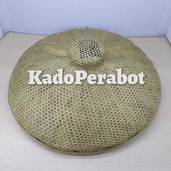 topi caping bambu jumbo - topi caping petani - tudung petani jumbo