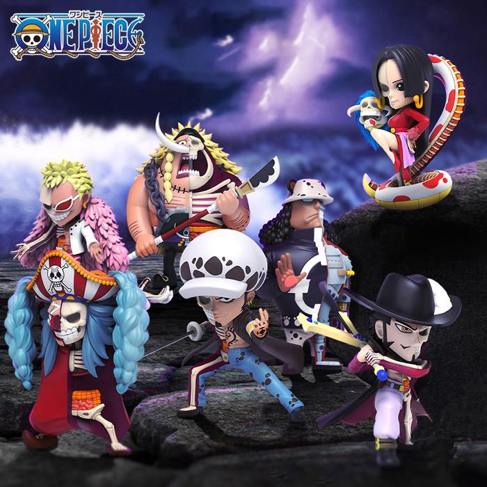 One Piece Anime Fourth Generation Boa Hancock Buggy Doflamingo Semi Anatomy Series Action Figure Col