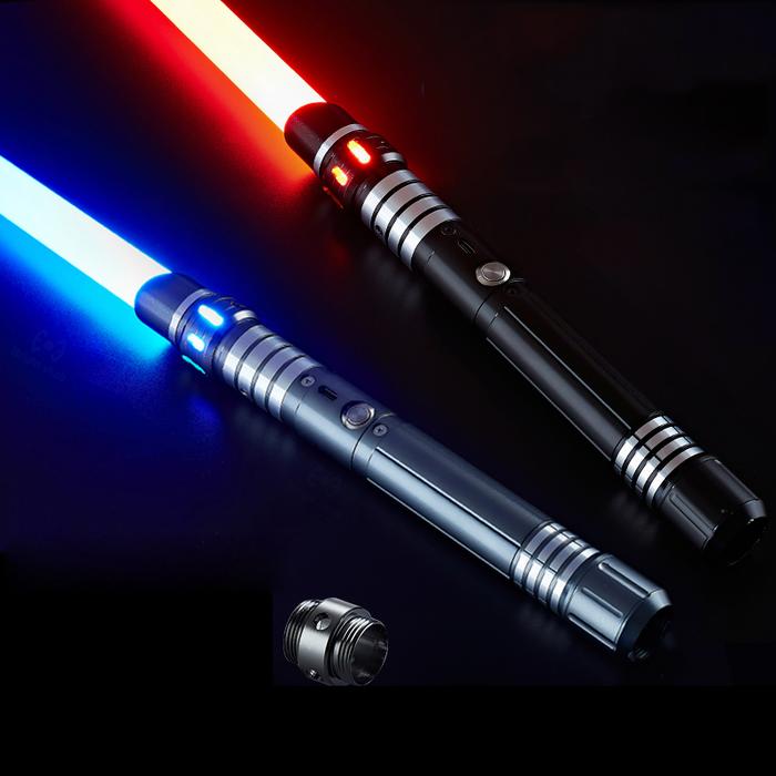 Lightsaber Metal Laser Sword Toys Rgb Light Saber 7 Color Change Kids Soundfonts Force Fx Foc Blaste