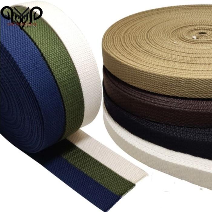 TALI IKAT PINGGANG KANVAS 1ROLL 30METER SABUK KANVAS