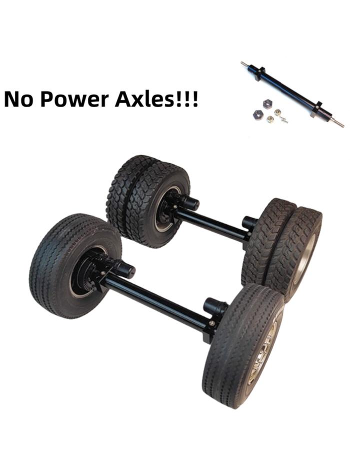 No Power High Load Axle For Tamiya 1/14 Rc Truck Axle Disc Brake 1/14 Tractor Trailer Diy Parts