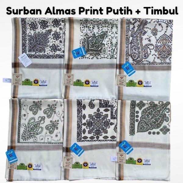 surban almas/kashmiri/surban panjang/surban batik