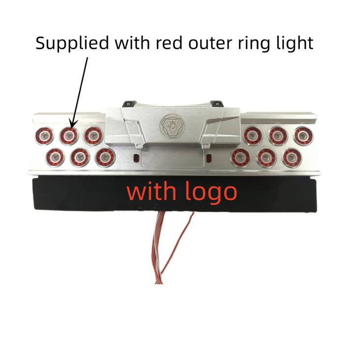Cnc Led Tail Light Rear Bumper Lamp For Tamiya 1/14 Truck Rc Cars Scania King Stiholt Tamiya Lesu Tr