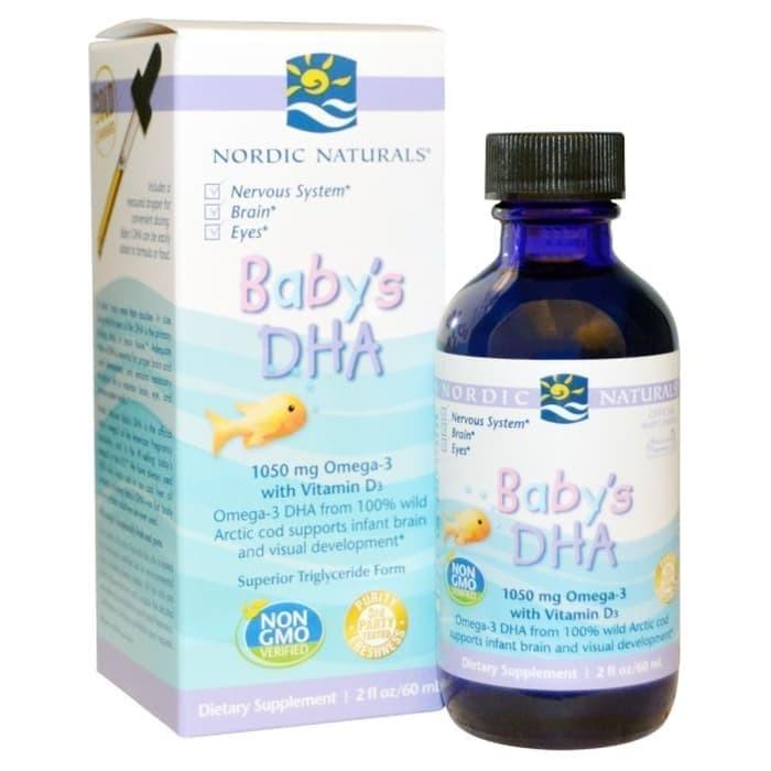 Nordic Naturals Baby Baby's DHA Vit Vitamin D3 D 60 ml Omega 3