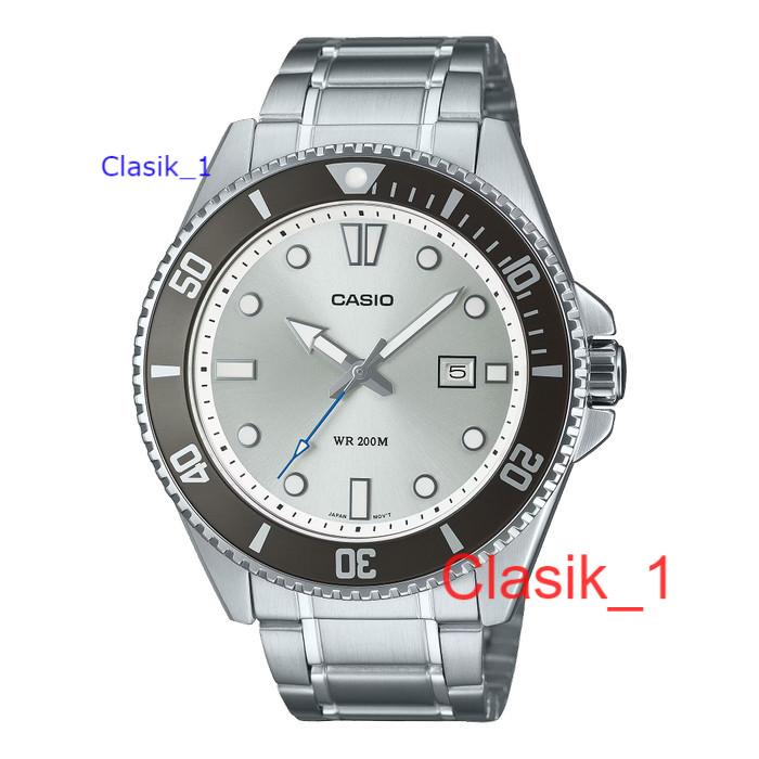 Original 100%!! Casio MDV-107D-7AVDF Marlin Duro Diver 200m MDV-107D-7A MDV107 Jam Garansi Resmi
