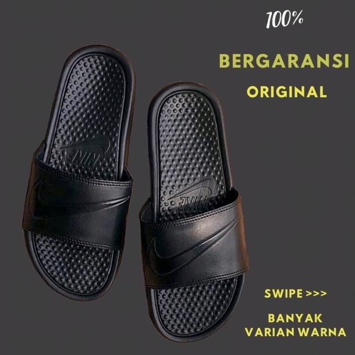 Sandal Pria Nike Benassi Slop Sliper Slip On Flip Flop Original Bnwb (Best Quality)