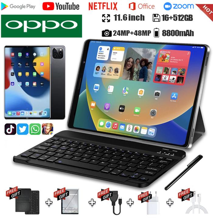 OBERNI Tablet 5G baru 16GB+512GB tablet pembelajaran Android laris manis Tablet Murah Tablet Android
