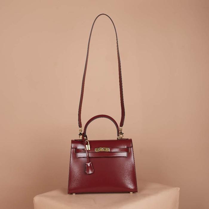 bunmimopshop - Cara Bag K28 Box Leather No Brand (Tas Kulit) Original 100%