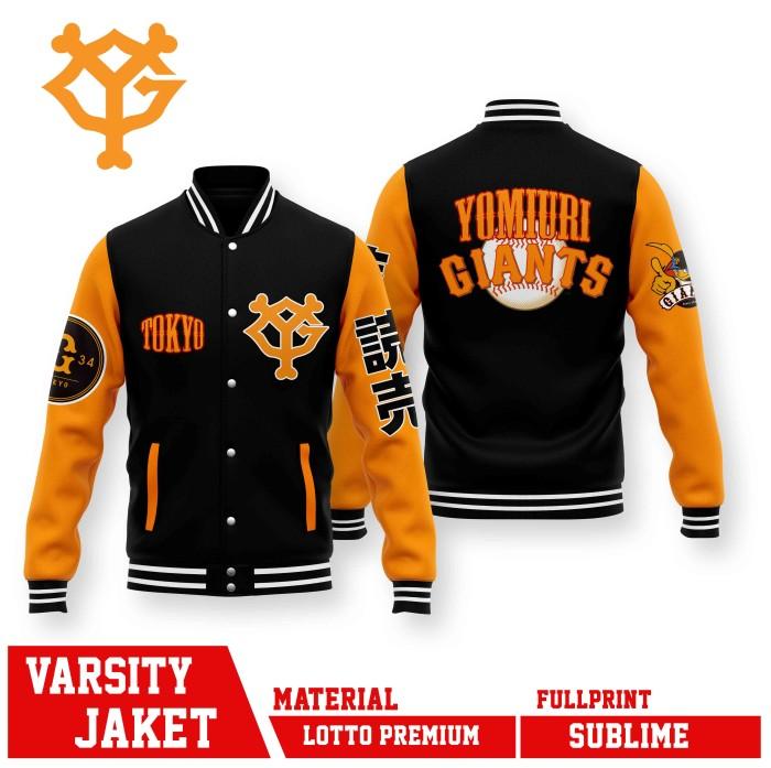 Jaket Bomber Varsity Baseball Tim Mlb Yomiuri Giants Tim Bisbol (Best Quality)