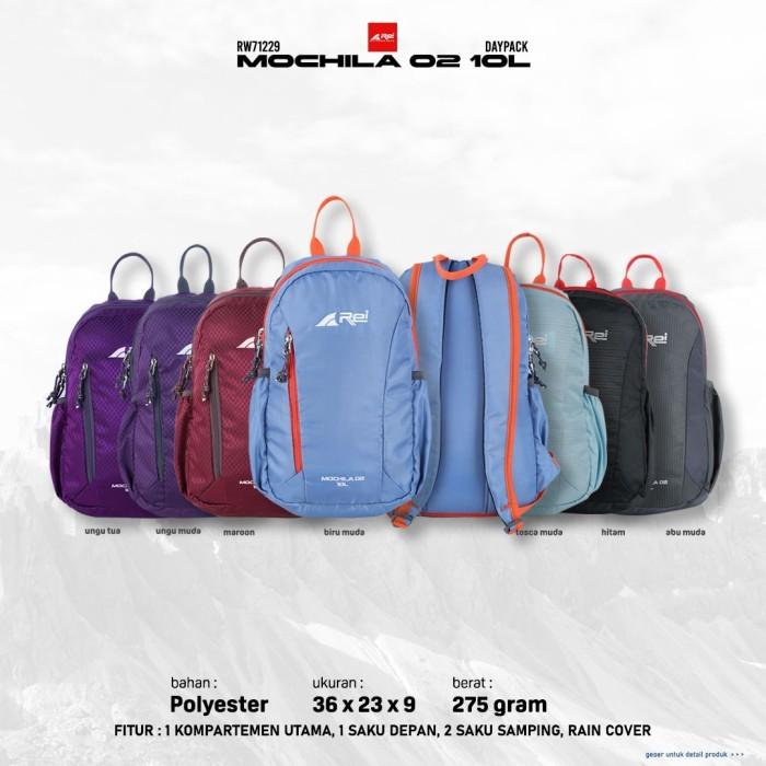 Ransel Mochila 02 10 Liter Arei Original - Backpack Rei Mochilla 10 Liter Daypack Kecil Include Rain
