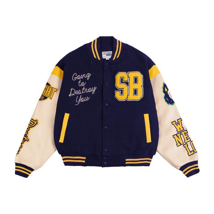 Shining Bright Campus Varsity - Navy (Best Quality)