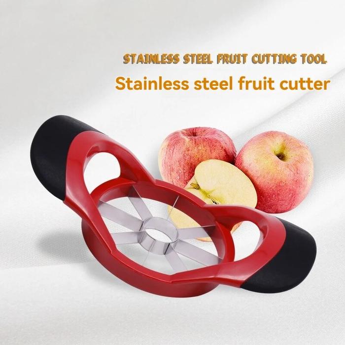 Stainless Steel Fruit Corer Fruit Cutter Apple Slicer Divider Plastic Handle Household Corer Cutting