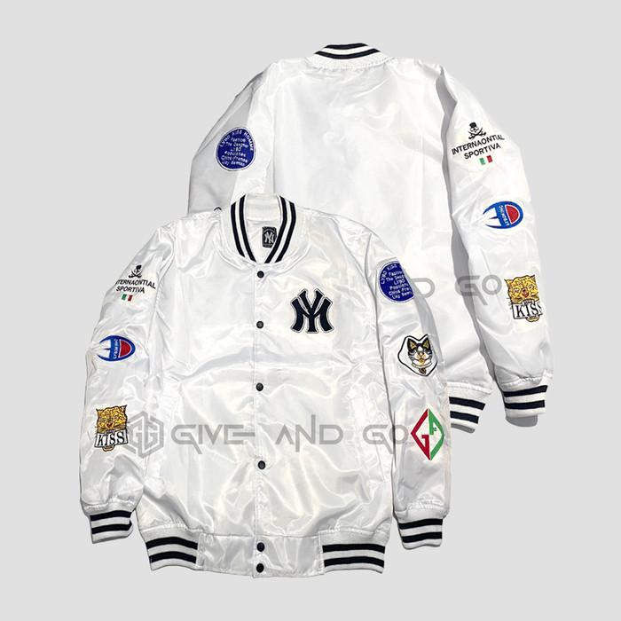 Jaket Bomber Sukajan Varsity Jacket Baseball Pria Wanita Skullend Ori (Best Quality)