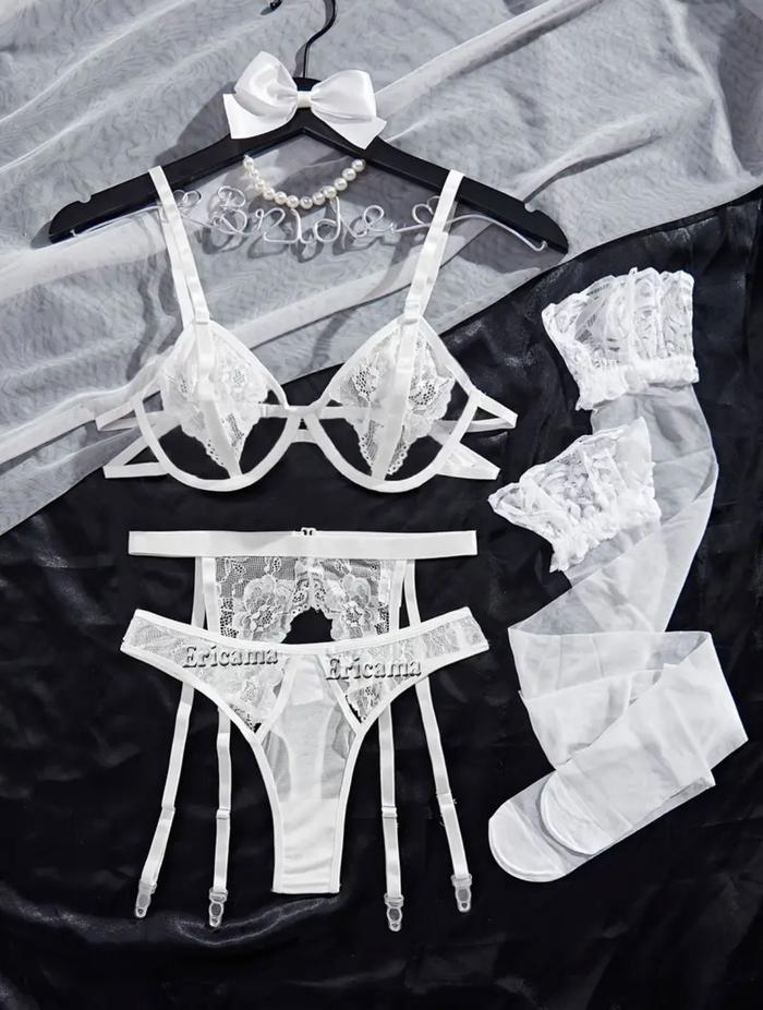 Sexy Transparent Latex Lingerie Set For Women Underwear Bras Sets Exotic Bra And Panty Lingerie Set