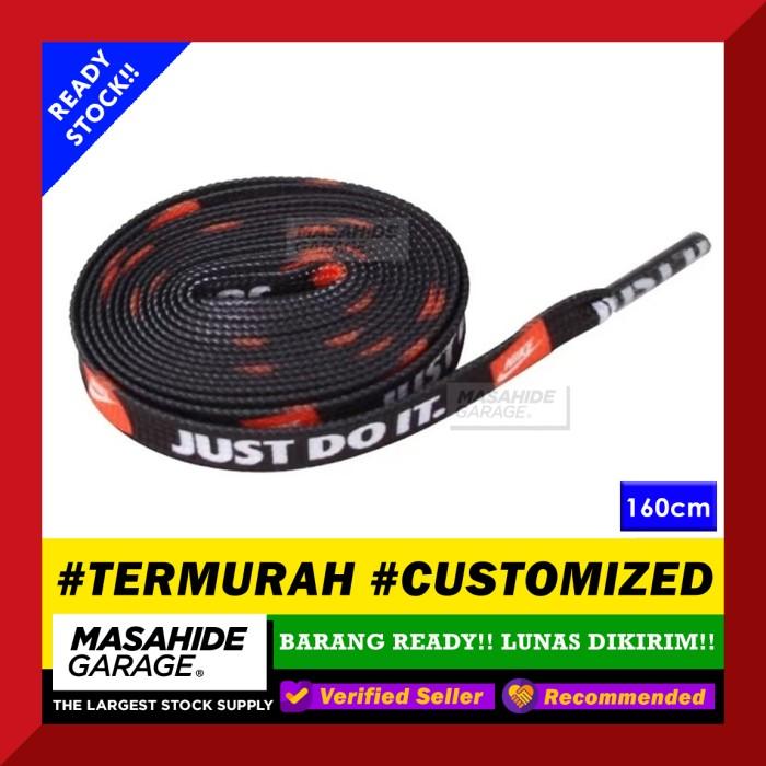 Just Do It Nike Laces Limited Shoelaces Tali Sepatu Air Jordan 140Cm (Best Quality)