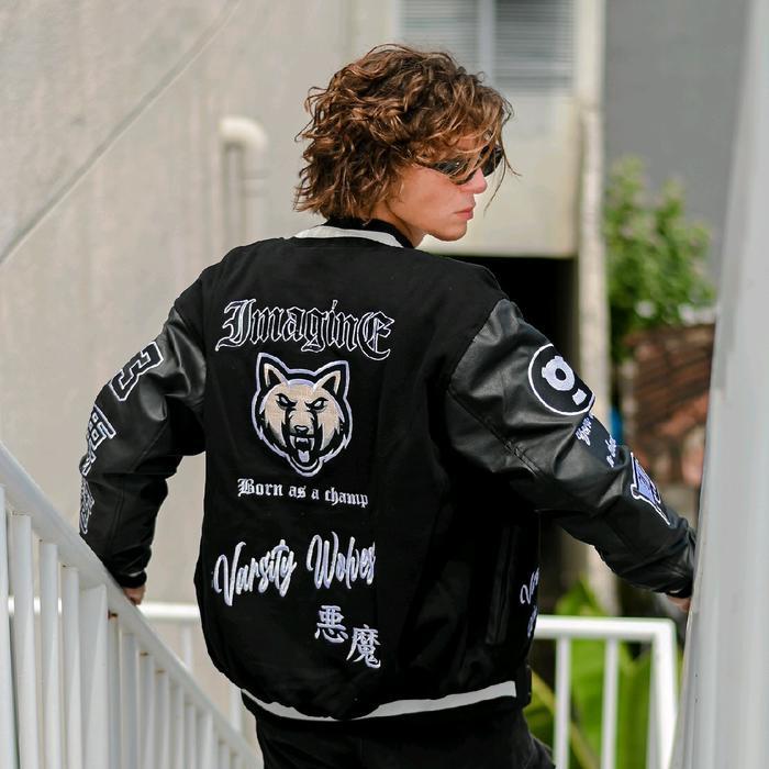 Imagineco Varsity Jacket Wolves (Best Quality)