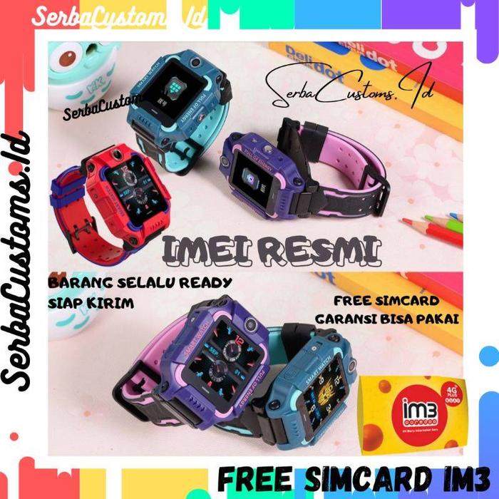 Jam Tangan Imo Anak Anti Air Z5 / Z6 Gps Tracker Sos Termurah Memantau Lokasi Anak Imei Aktif *
