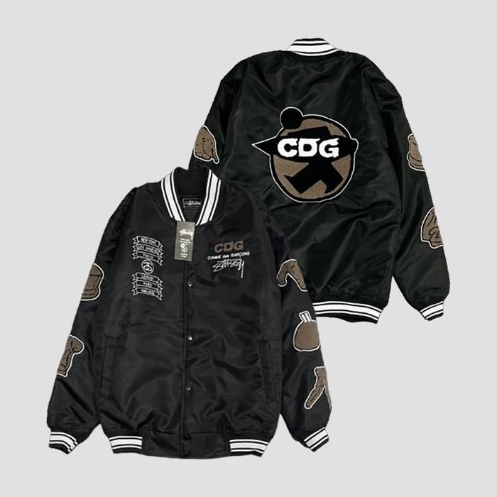 Jaket Varsity Baseball Full Bordir Pria Wanita Original Skullend (Best Quality)