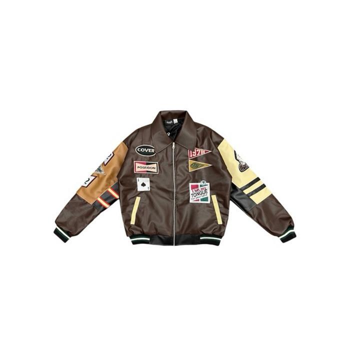 Varsity Jacket Leather | Hurricane | Poseidon Reprisal (Best Quality)