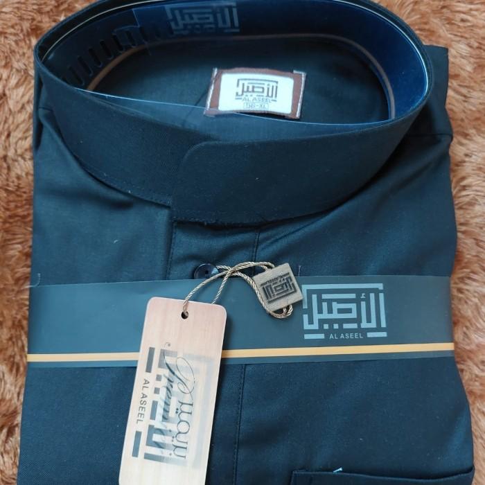 Promo, Jubah Al Aseel Premium Gamis Alaseel Impor Hitam - Hitam, 58 M