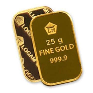 Logam Mulia Lm Antam 25 Gram Emas Batangan 24K Sertifikat Asli Gold Antam