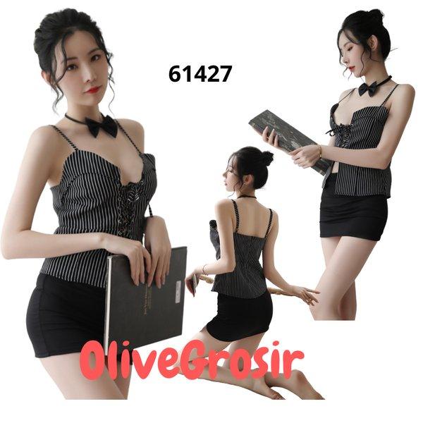 LINGERIE SEKSI TRANSPARAN BAJU TIDUR DASTER