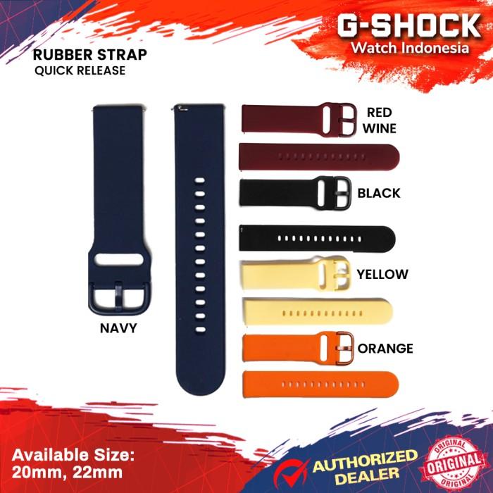 Tali Karet Jam Tangan 20mm / Rubber Strap Premium Quality / Strap 20mm