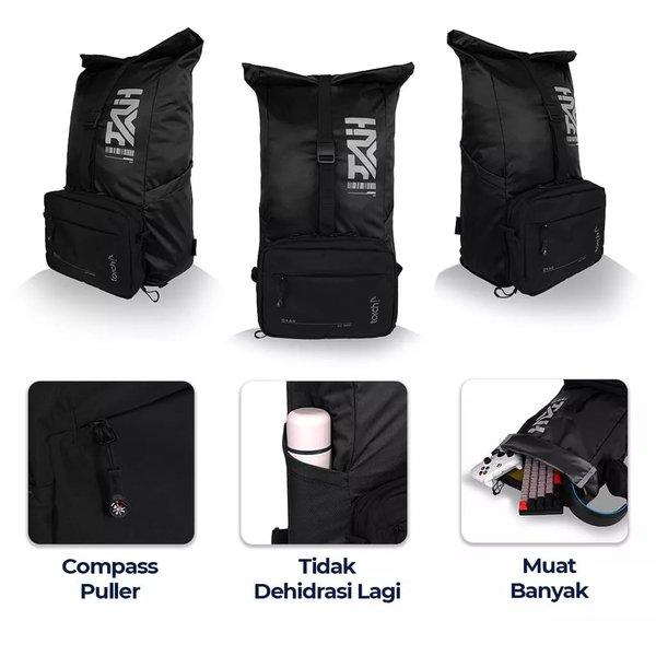 TORCH Guild Tas Ransel Lipat Tas Selempang Gamer 2 in 1