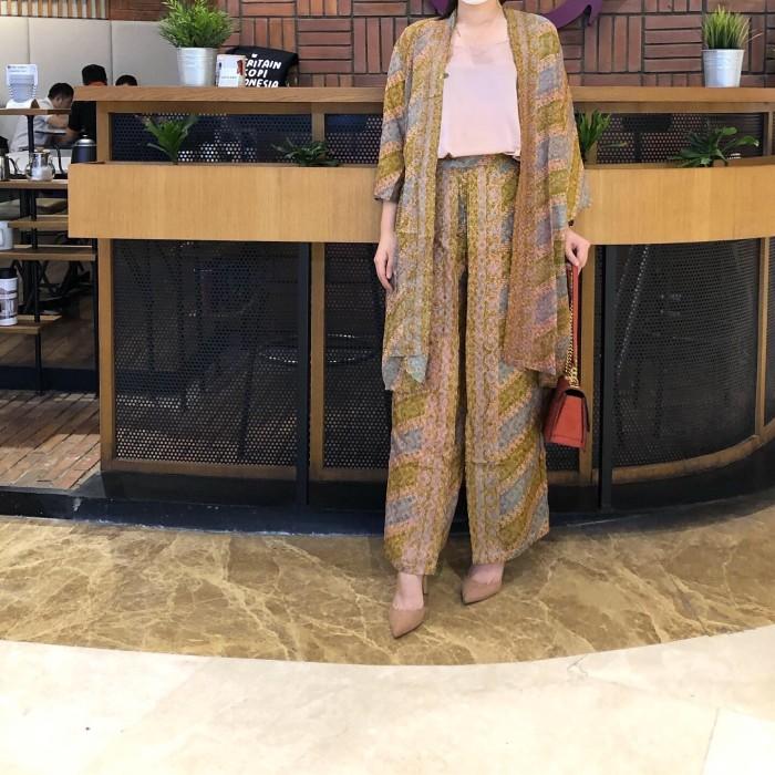 deefashopp Outer set/outer kulot batik/setelan batik