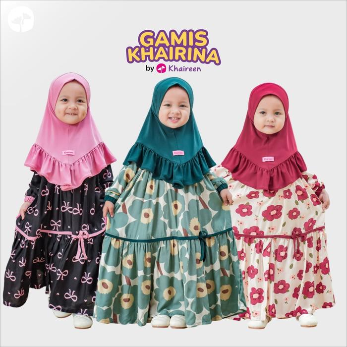 Killia - KHAIREEN Gamis Khairina (Etalase 2) Gamis Anak Gamis Anak Rayon Motif Gamis Bayi Balita Gam