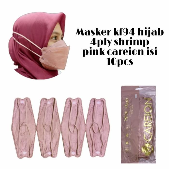 Masker KF 94 Hijab Headloop 4ply