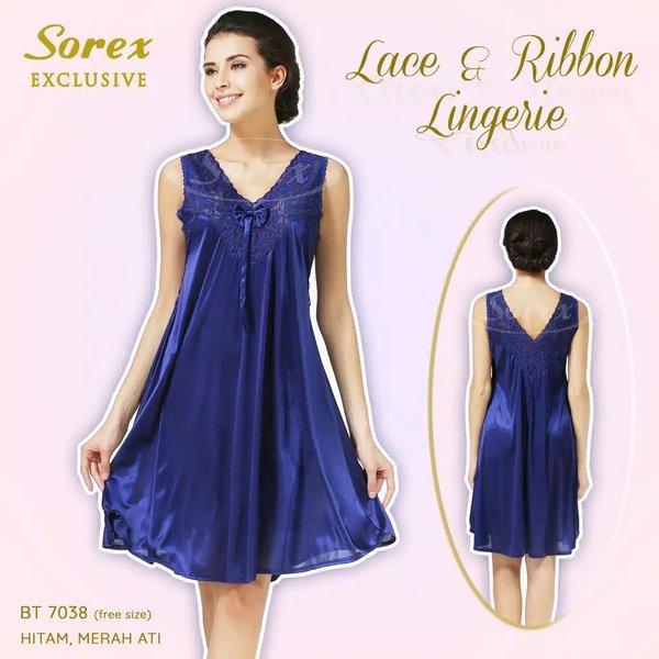 Baju Tidur Wanita DASTER SATIN SOREX BT 7038 Exlusive Satin SOREX