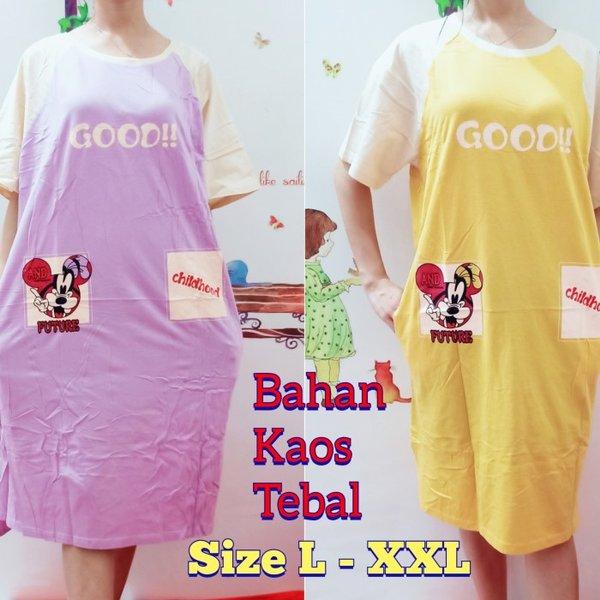 DASTER WANITA KAOS BAJU TIDUR DASTER KAOS IMPORT
